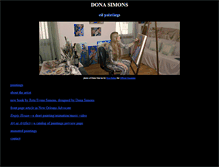 Tablet Screenshot of donasimons.com